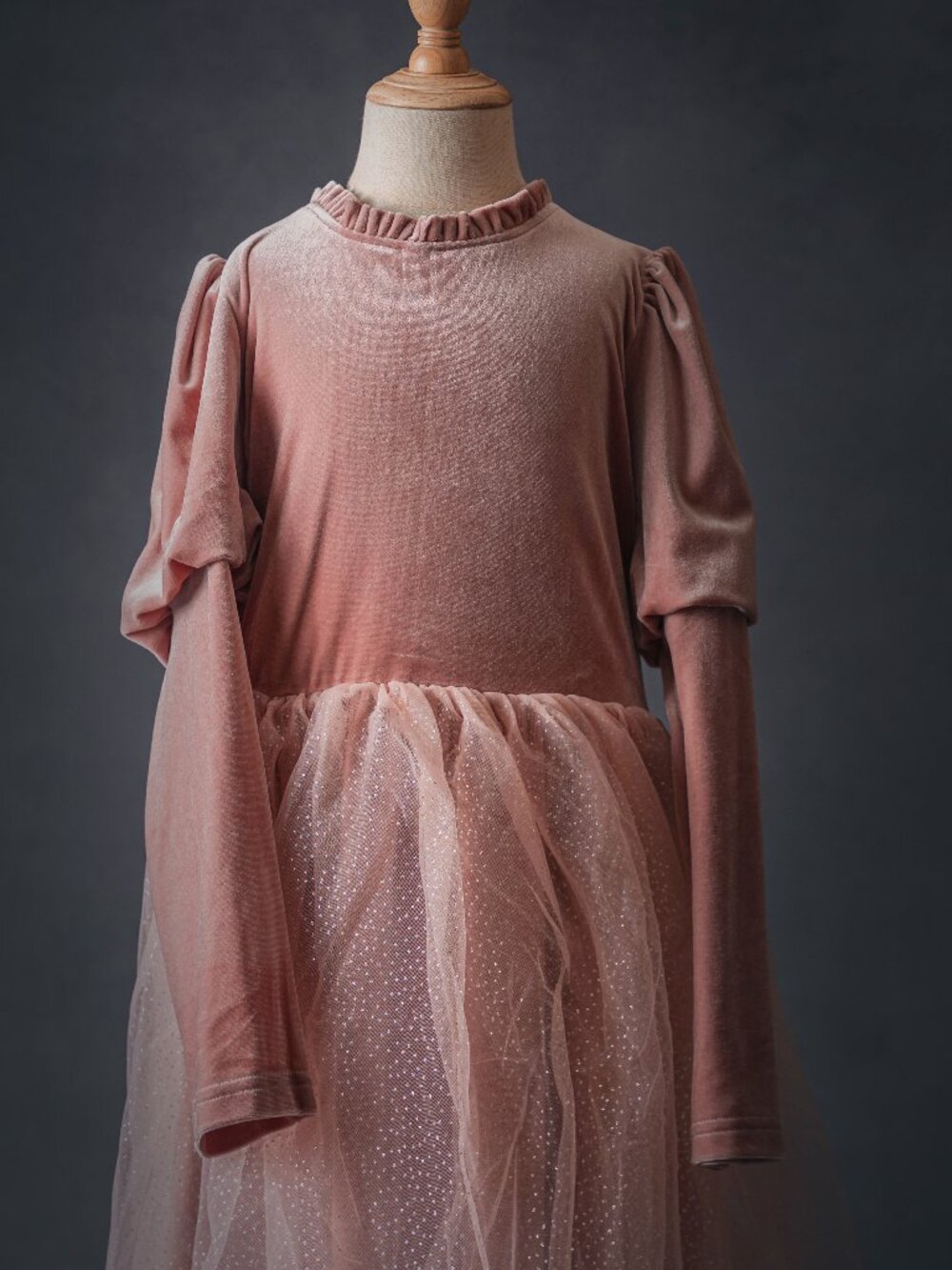 Grace Karin pink velvet dress, size 8